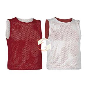 Reversible Sport Bib Parade LOTTO RED-WHITE Junior