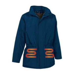 Heated Parka Panda ORION NAVY BLUE S