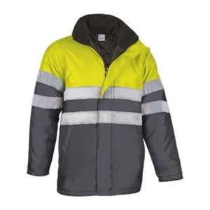 Parka Traffic NEON YELLOW-CHARCOAL GREY 3XL