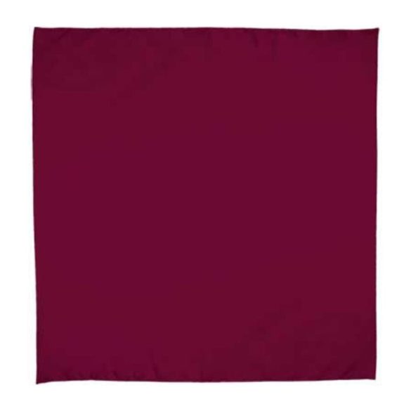 Square Handkerchief Bandana MAHOGANY GARNET Adult