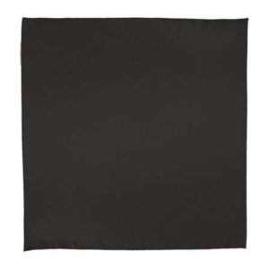 Square Handkerchief Bandana BLACK Adult