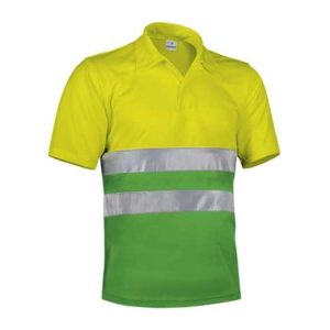 H.V. Poloshirt Build NEON YELLOW-APPLE GREEN 2XL