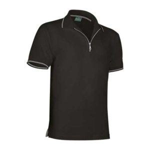 Typed Poloshirt Golf BLACK S