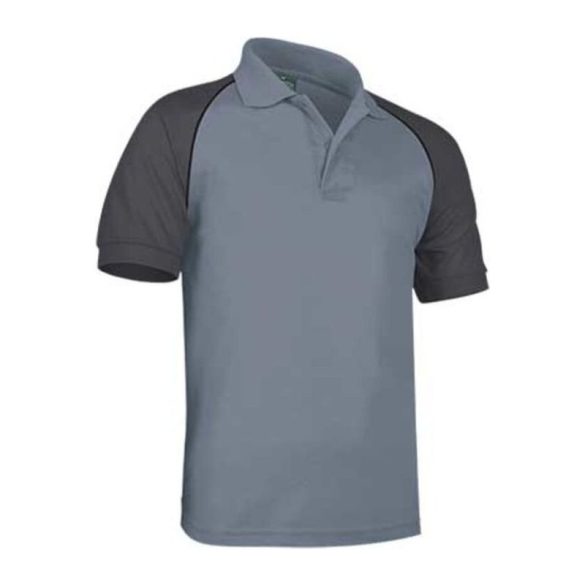 Typed Poloshirt Venur CEMENT GREY-CHARCOAL GREY-BLACK S