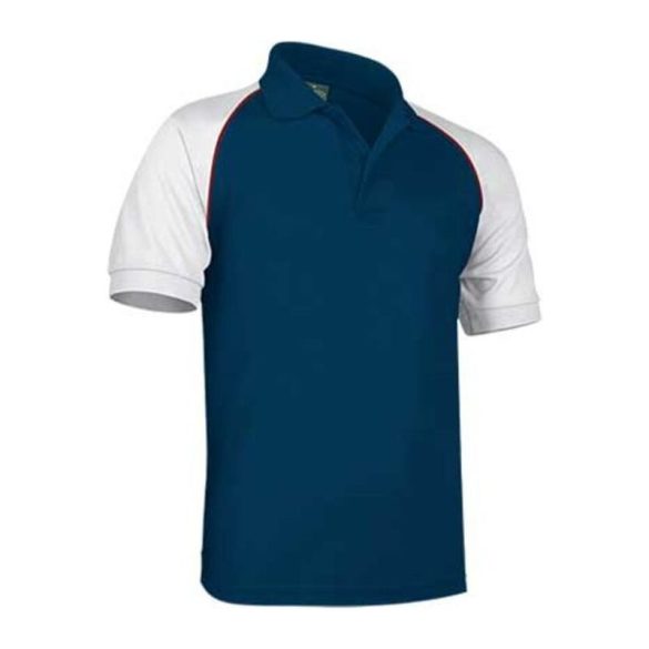 Typed Poloshirt Venur ORION NAVY BLUE-WHITE-LOTTO RED 2XL