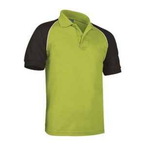 Typed Poloshirt Venur PISTACHIO GREEN-BLACK-WHITE S