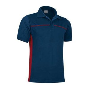 Poloshirt Thunder ORION NAVY BLUE-LOTTO RED S