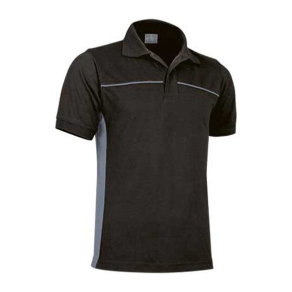 Poloshirt Thunder BLACK-CEMENT GREY M