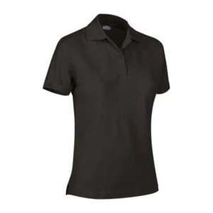 Women Top Poloshirt Valley BLACK S