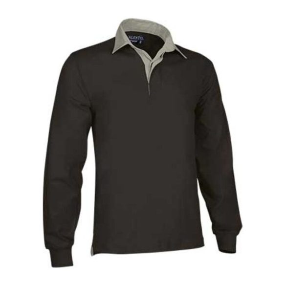 Rugby Poloshirt Scrum BLACK M