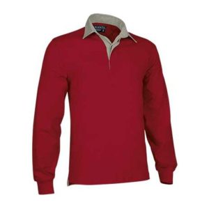 Rugby Poloshirt Scrum LOTTO RED L