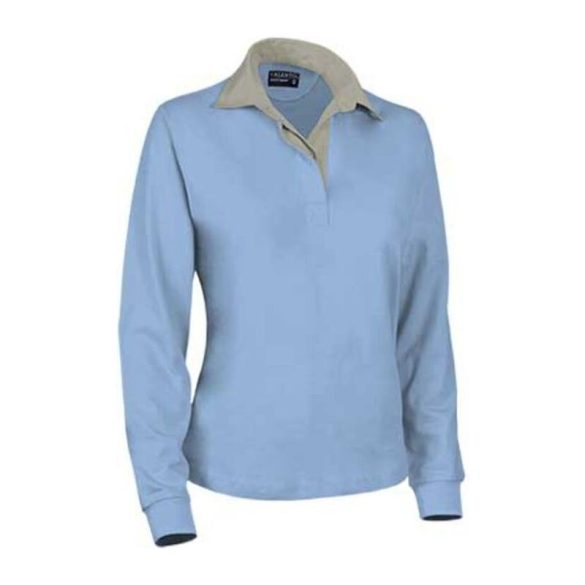 Women Rugby Poloshirt Avant SKY BLUE XL