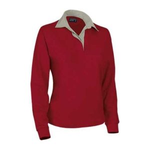 Women Rugby Poloshirt Avant LOTTO RED S