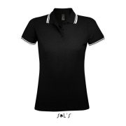 SO00578 Poloshirt Black/Wh 2XL