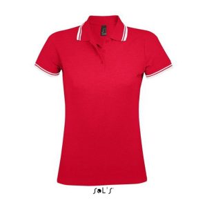 SO00578 Poloshirt Red/White2XL