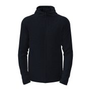 Lux Hooded Knit Fleece Jacket