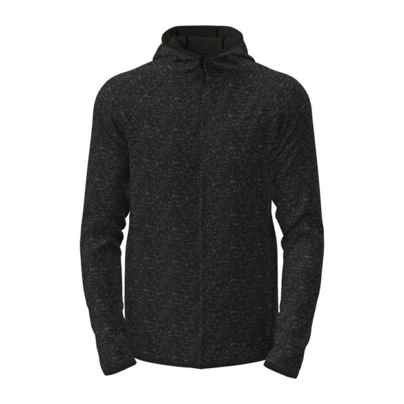 Lux Hooded Knit Fleece Jacket