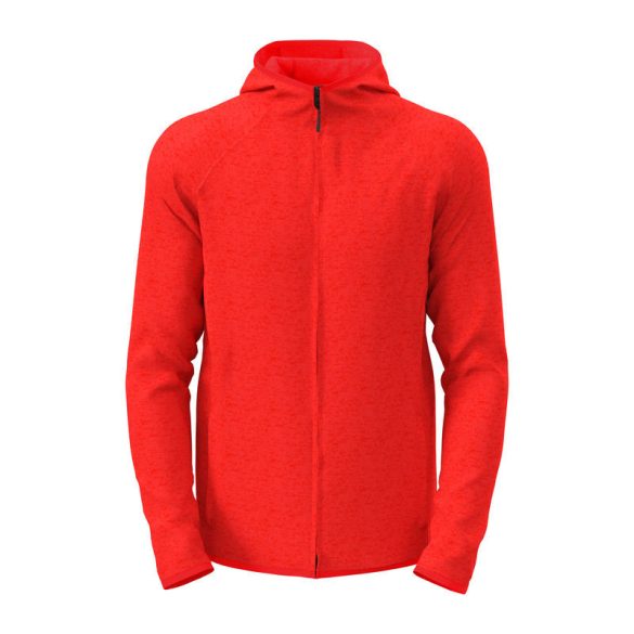 Lux Hooded Knit Fleece Jacket