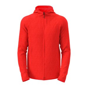 Lux Hooded Knit Fleece Jacket