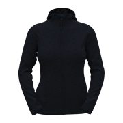 Lux Hooded Knit Fleece Jacket
