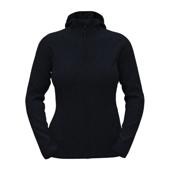 Lux Hooded Knit Fleece Jacket