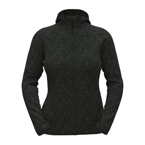 Lux Hooded Knit Fleece Jacket