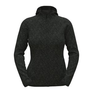 Lux Hooded Knit Fleece Jacket