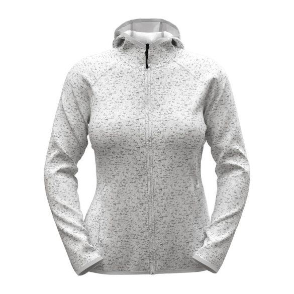 Lux Hooded Knit Fleece Jacket