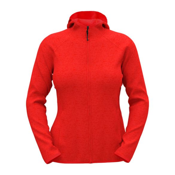 Lux Hooded Knit Fleece Jacket