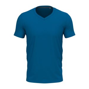 Stretch-T V-neck for men