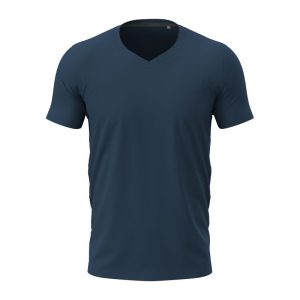 Stretch-T V-neck for men