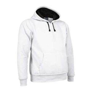 Sweatshirt Denzel WHITE-BLACK S