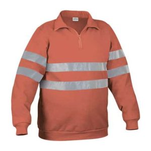 H.V. Sweatshirt Road NEON ORANGE S