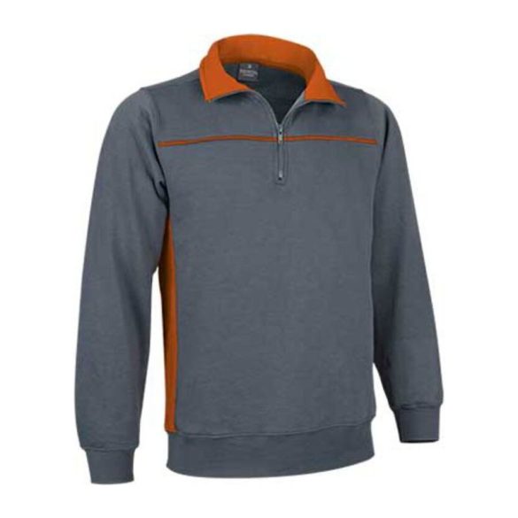 Sweatshirt Thunder CEMENT GREY-PARTY ORANGE XL