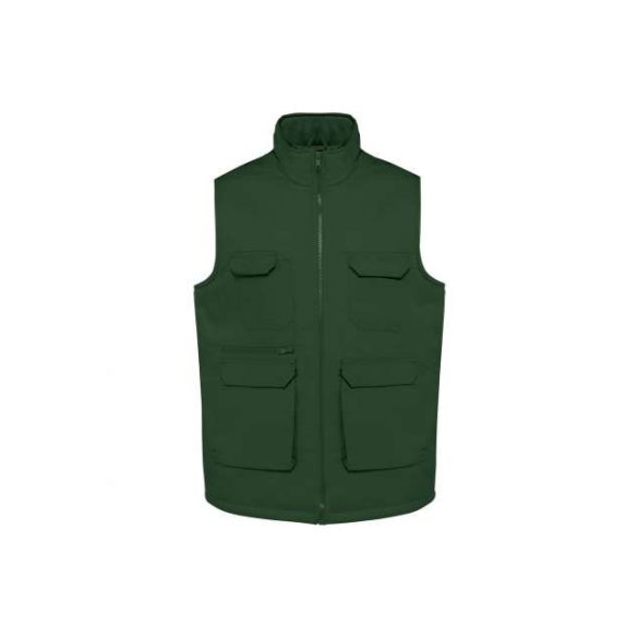 UNISEX PADDED MULTI-POCKET POLYCOTTON VEST