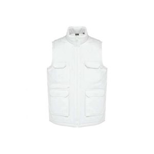 UNISEX PADDED MULTI-POCKET POLYCOTTON VEST