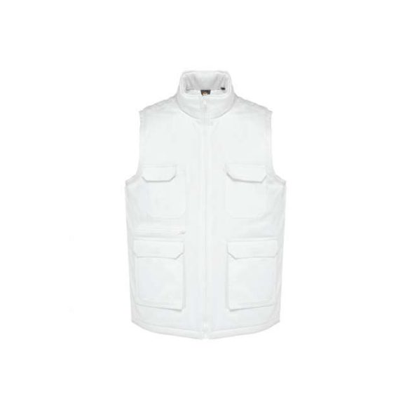 UNISEX PADDED MULTI-POCKET POLYCOTTON VEST