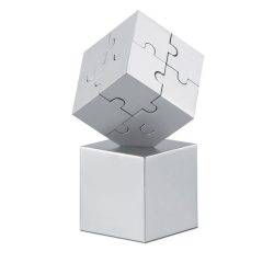 Puzzle 3D din metal, Metal, matt silver