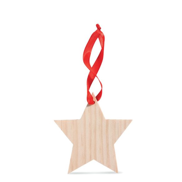 Ornament in forma de stea, Wood, lemn