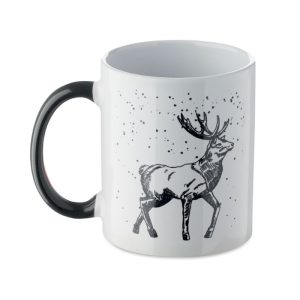 Cana ceramica sezoniera 300ml, Stoneware, negru