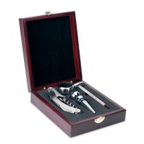 Set elegant pentru vin, Wood, silver