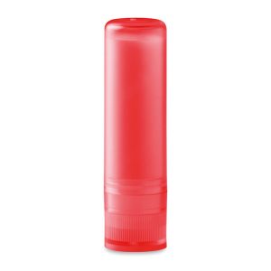 Balsam natural pentru buze, Plastic, transparent red