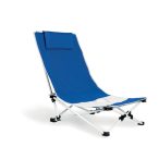 Scaun pliant de plaja, Polyester, blue