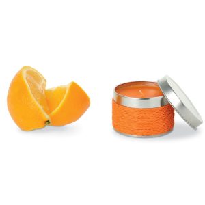 Lumanare parfumata in cutie, Wax, orange