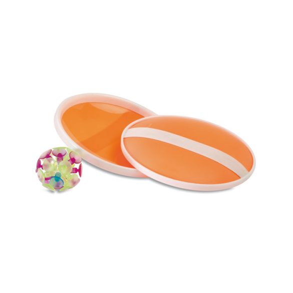 Joc minge cu ventuze, Plastic, orange