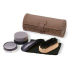 Set elegant de voiaj, PVC, brown