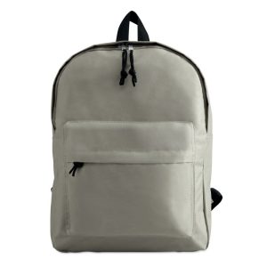 Rucsac cu buzunar exterior, Polyester, grey