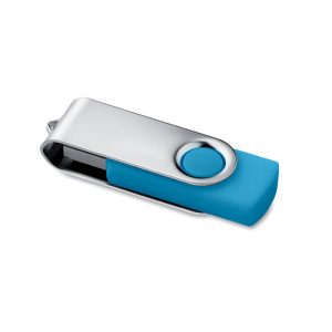 TECHMATE. USB FLASH         B, turquoise, 8G