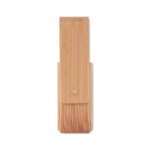 Rotating Bamboo casing USB flash drive MO1202-40