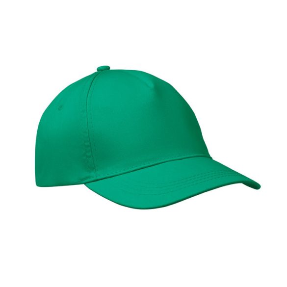 Sapca baseball 5 panele, Cotton, verde